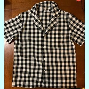 Mens Checkered Pajama Set